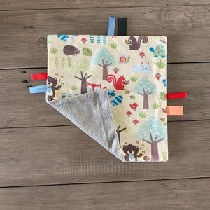 NEW! Handmade Baby tag sensory blanket